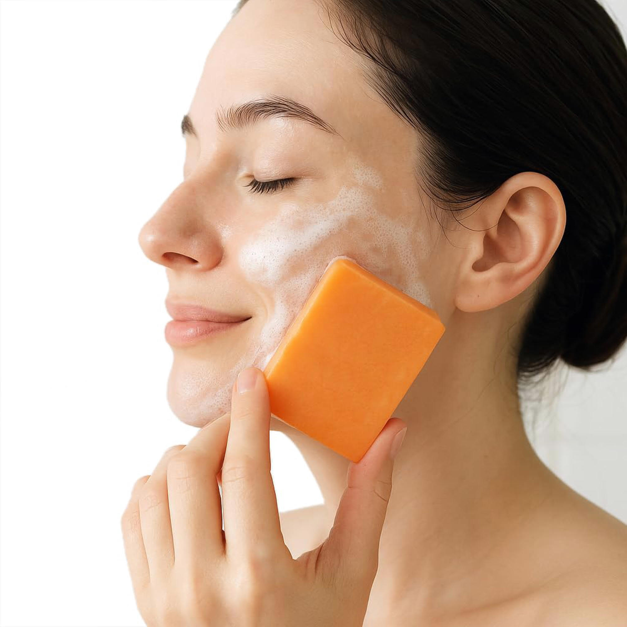zenith trove kojic skin whitening soap organic and natural with lactic acid jojoba and vitamin c brightening face