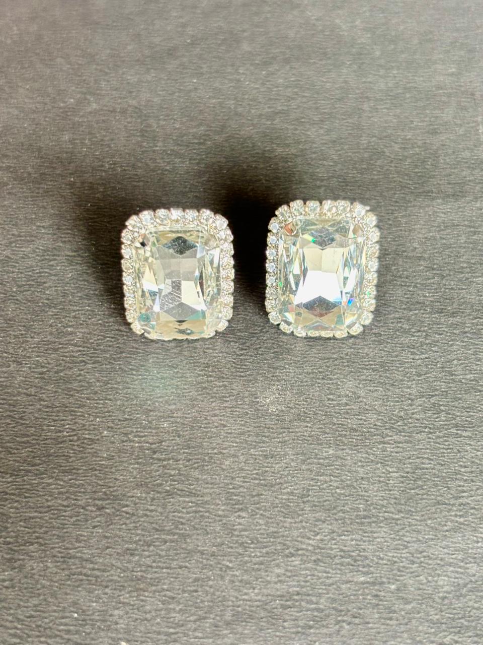 Combo Pack of 6 Premium Stud Earrings for Women & Girls | Crystal Stone & Pearl Design | Multicolor Party & Daily Wear Jewellery