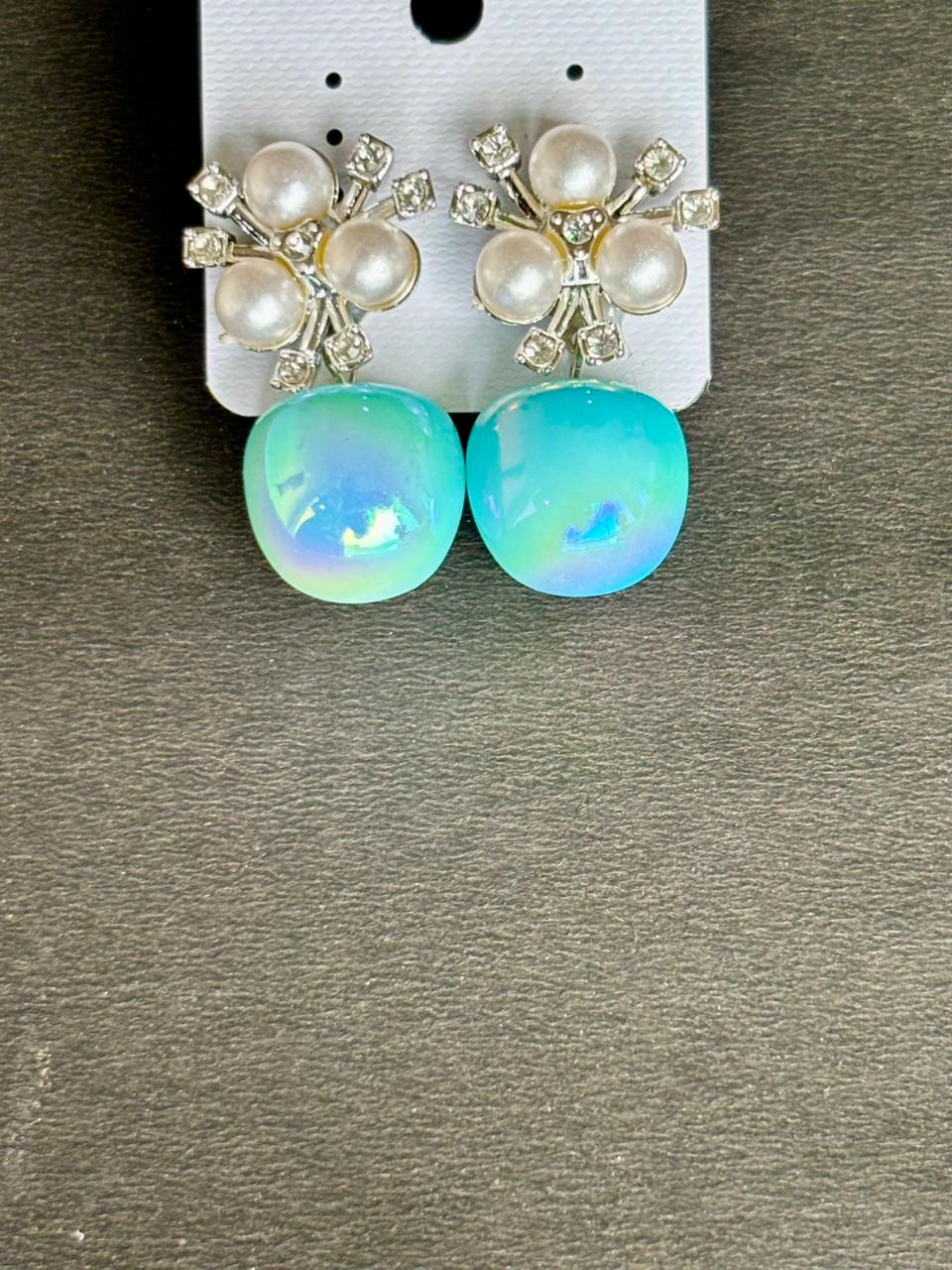 Combo Pack of 6 Premium Stud Earrings for Women & Girls | Crystal Stone & Pearl Design | Multicolor Party & Daily Wear Jewellery